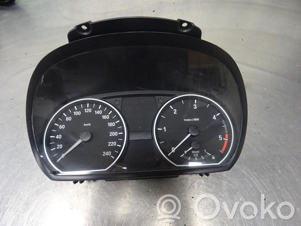 BMW 1 E81 E87 Compteur de vitesse tableau de bord 