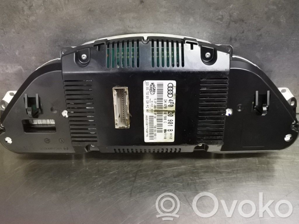 Audi A6 S6 C6 4F Spidometrs (instrumentu panelī) 