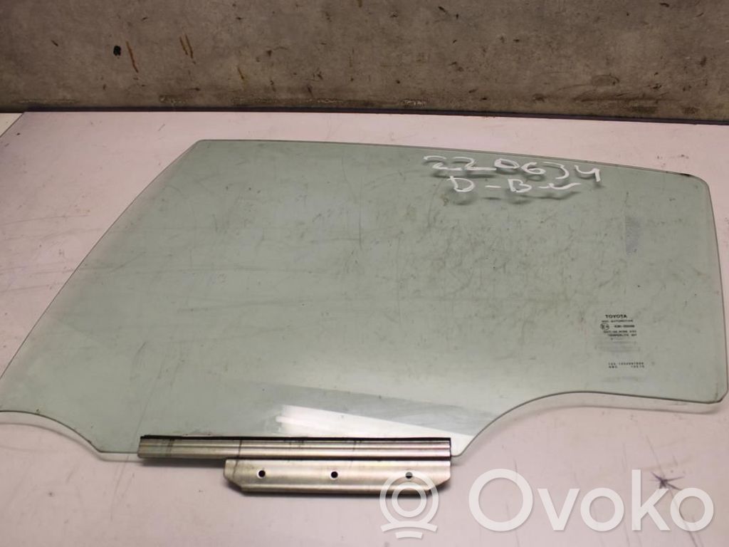 Toyota Yaris Fenster Scheibe Tür hinten 