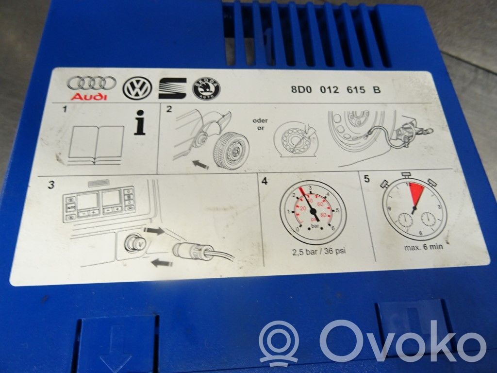 Volkswagen Polo IV 9N3 Compresor de la bomba de aire para neumáticos 