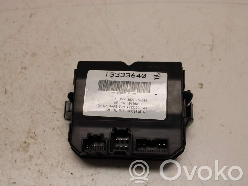 Opel Insignia A Tailgate/trunk control unit/module 