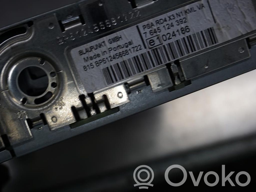 Citroen C5 Radio/CD/DVD/GPS-pääyksikkö 