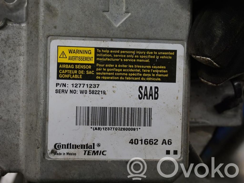Saab 9-3 Ver2 Sterownik / Moduł Airbag 