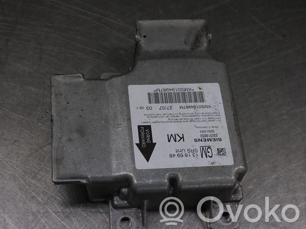 Opel Vectra C Sterownik / Moduł Airbag 