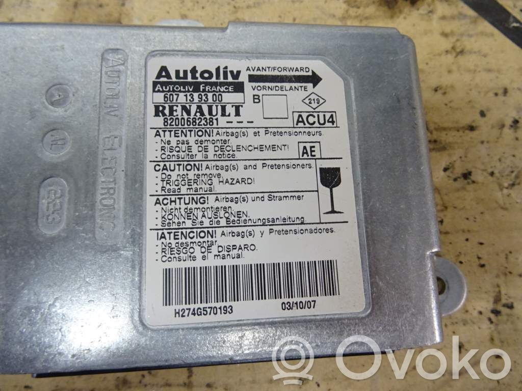 Airbag control unit/module   201510,8200682381