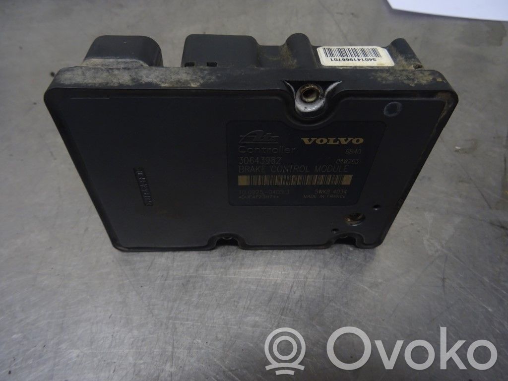 ABS control unit/module   30714956,186308,30643982