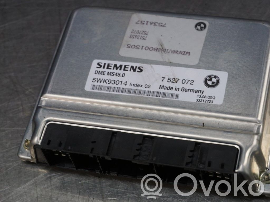 BMW 5 E60 E61 Injection control unit/module 