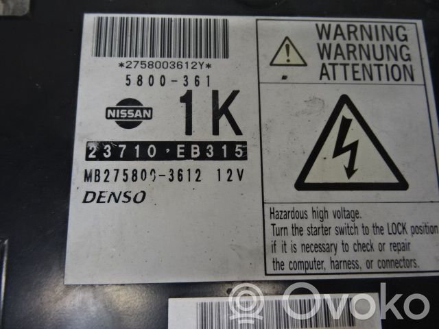 Nissan Navara D40 Injection control unit/module 