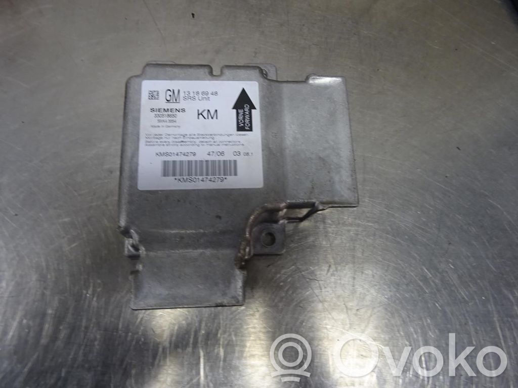 Opel Vectra C Sterownik / Moduł Airbag 