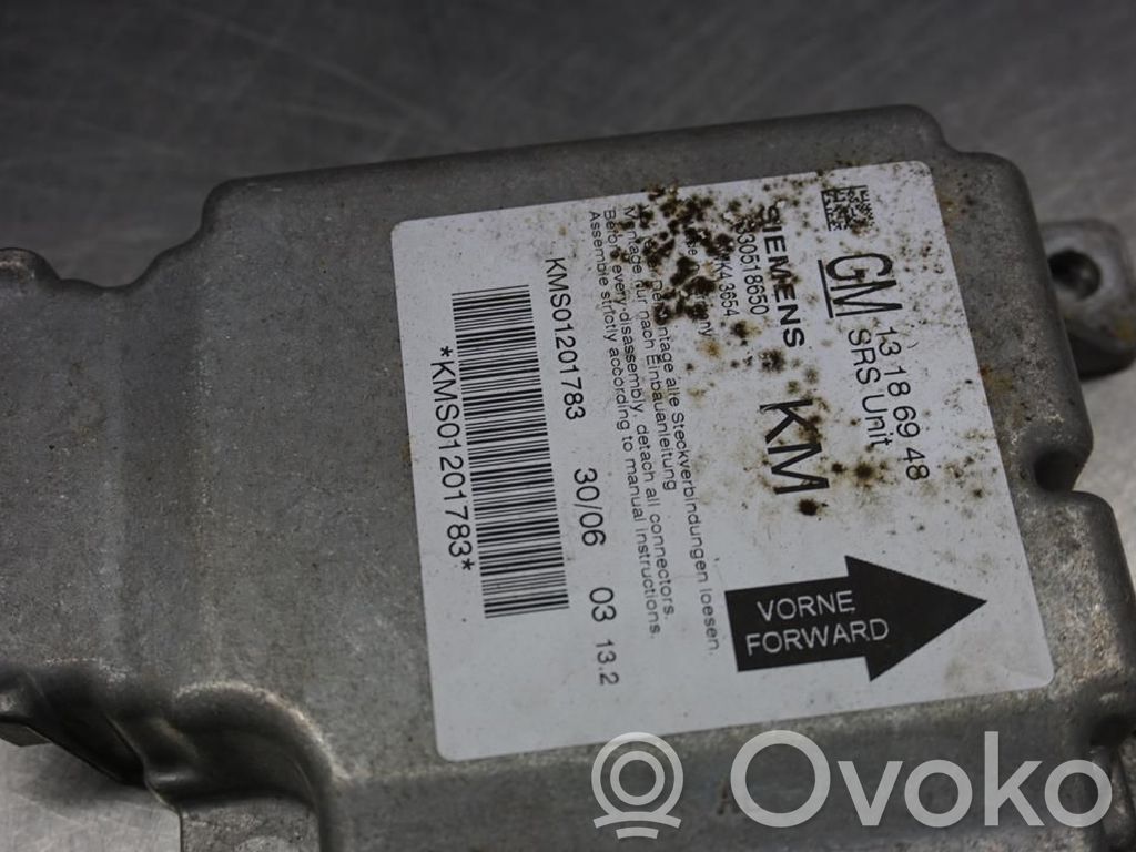 Opel Vectra C Sterownik / Moduł Airbag 