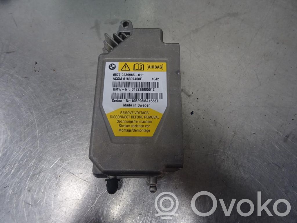 BMW 5 F10 F11 Unitate/modul de comandă airbaguri 