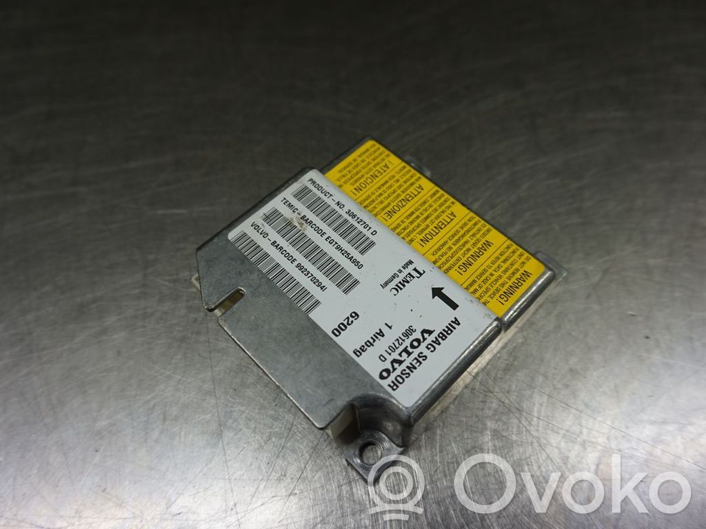 Volvo S40, V40 Turvatyynyn ohjainlaite/moduuli 