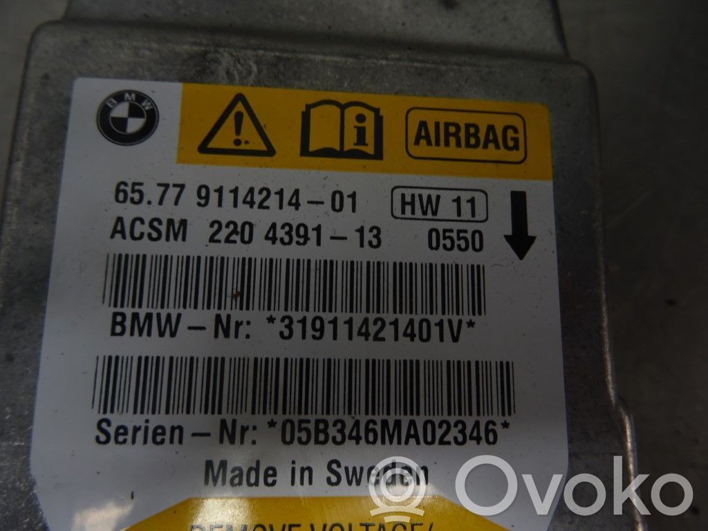 BMW 5 E60 E61 Airbagsteuergerät 