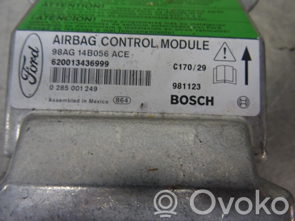 Airbag control unit/module   1133609,N023522,98AG14B056ACE