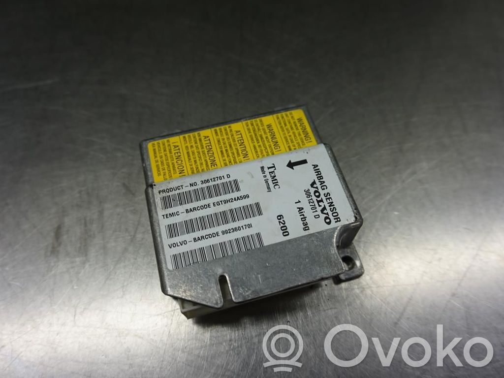 Volvo S40, V40 Turvatyynyn ohjainlaite/moduuli 