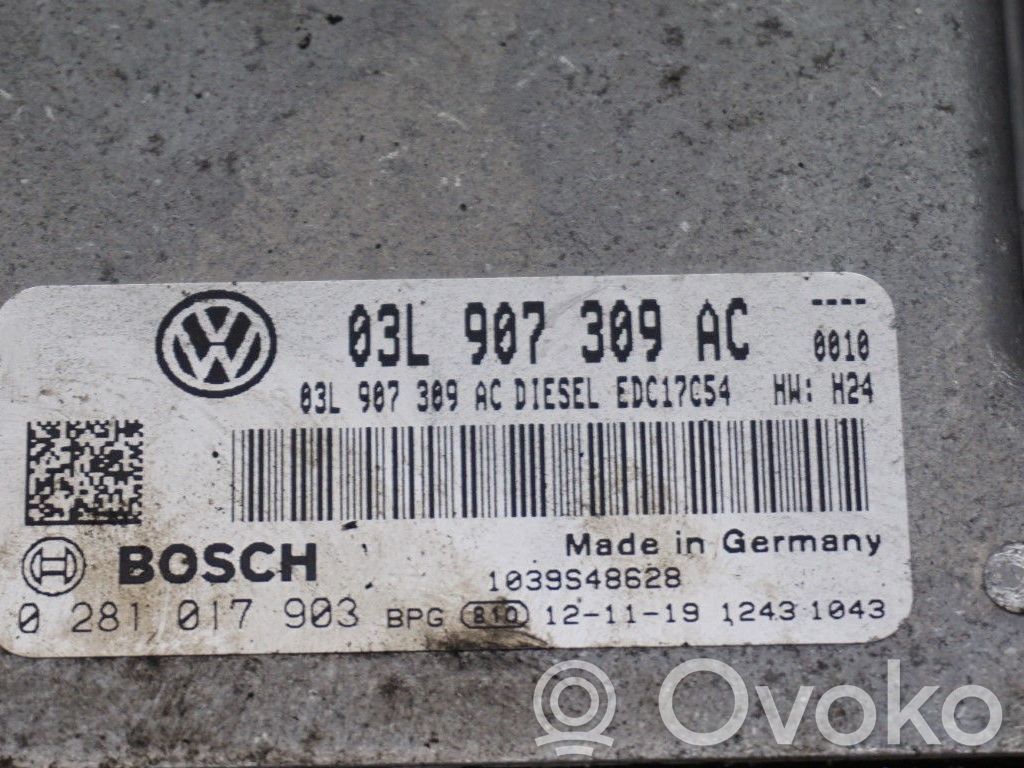 Volkswagen Amarok Sterownik / moduł wtrysku 
