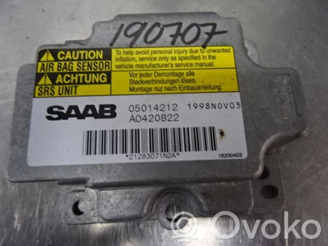 Saab 9-5 Airbag control unit/module 