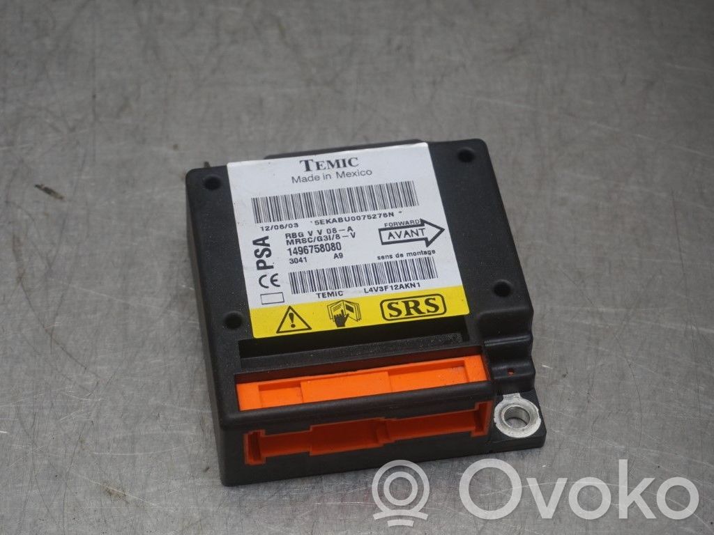 Peugeot 807 Airbag control unit/module 