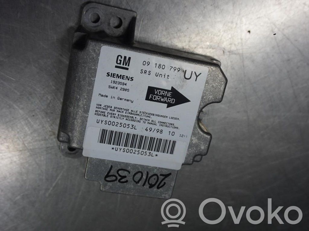 Opel Astra G Unidad de control/módulo del Airbag 