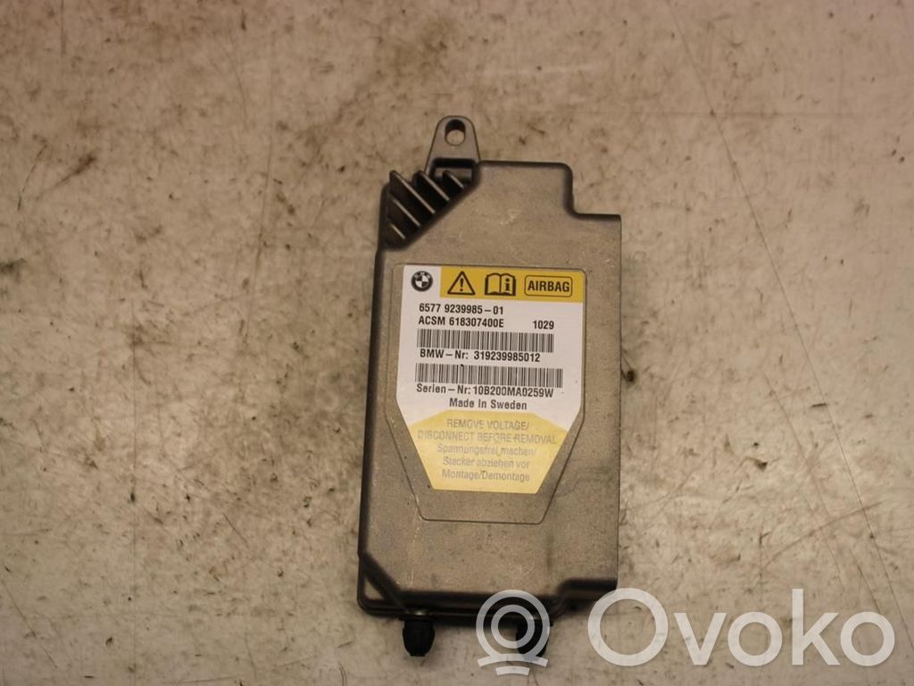 BMW 5 F10 F11 Unitate/modul de comandă airbaguri 