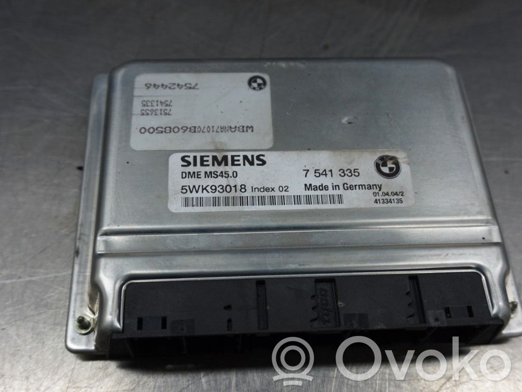 BMW 5 E60 E61 Injection control unit/module 