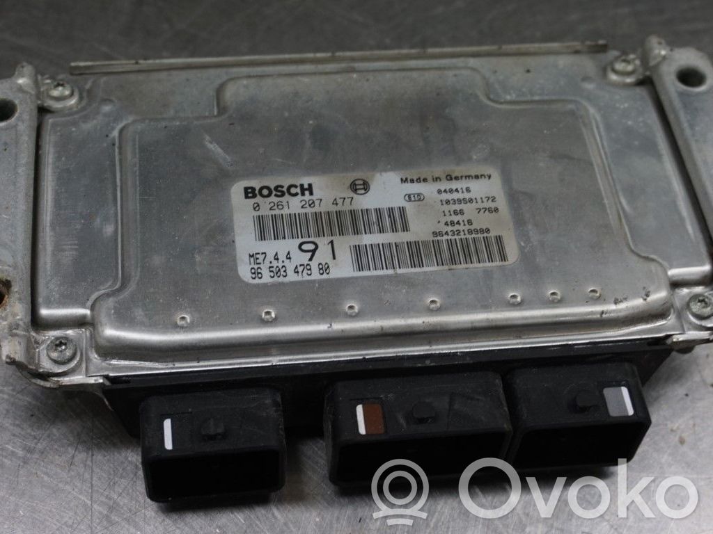 Peugeot 206 Unidad de control/módulo de la inyección 