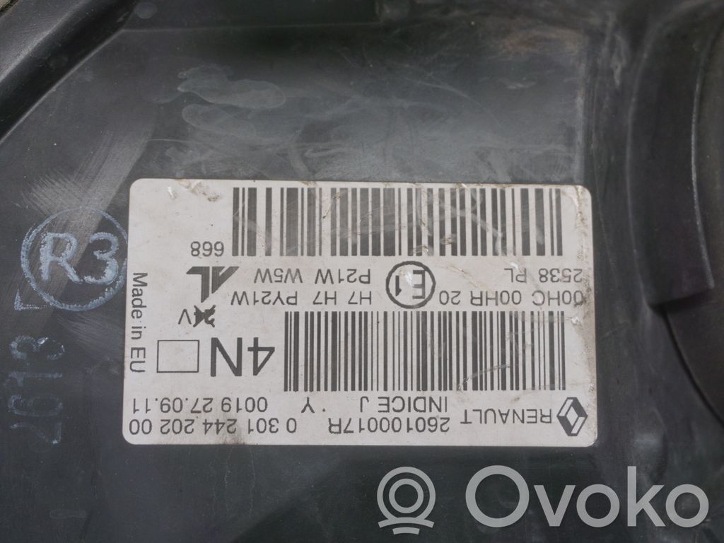 Renault Megane III Lampa przednia 
