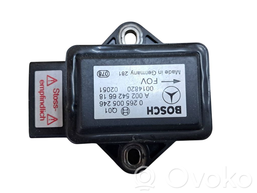 Mercedes-Benz E W211 Sensor ESP de aceleración de frecuencia del intermitente 