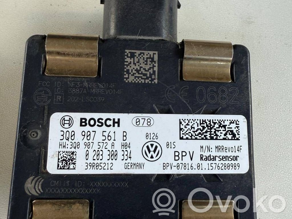 Sensor de radar Distronic   3Q0907561B,0203300334