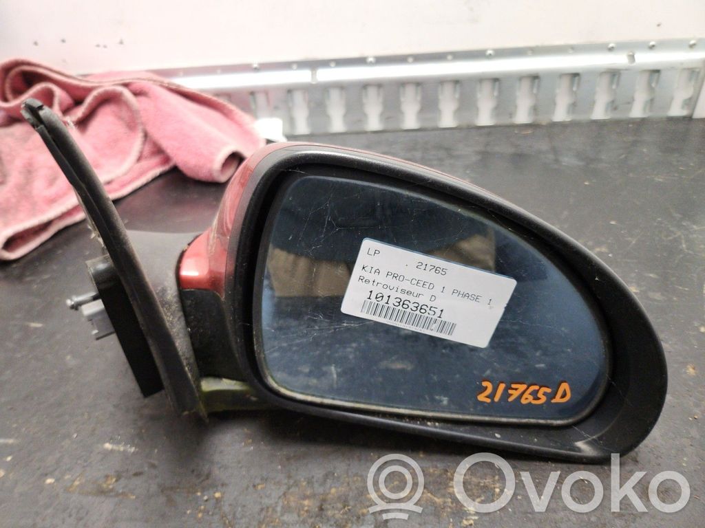 KIA Pro Cee'd I Espejo lateral manual 