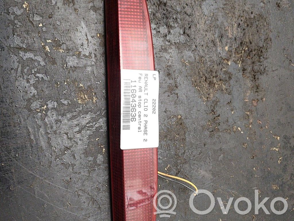Renault Clio II Third/center stoplight 