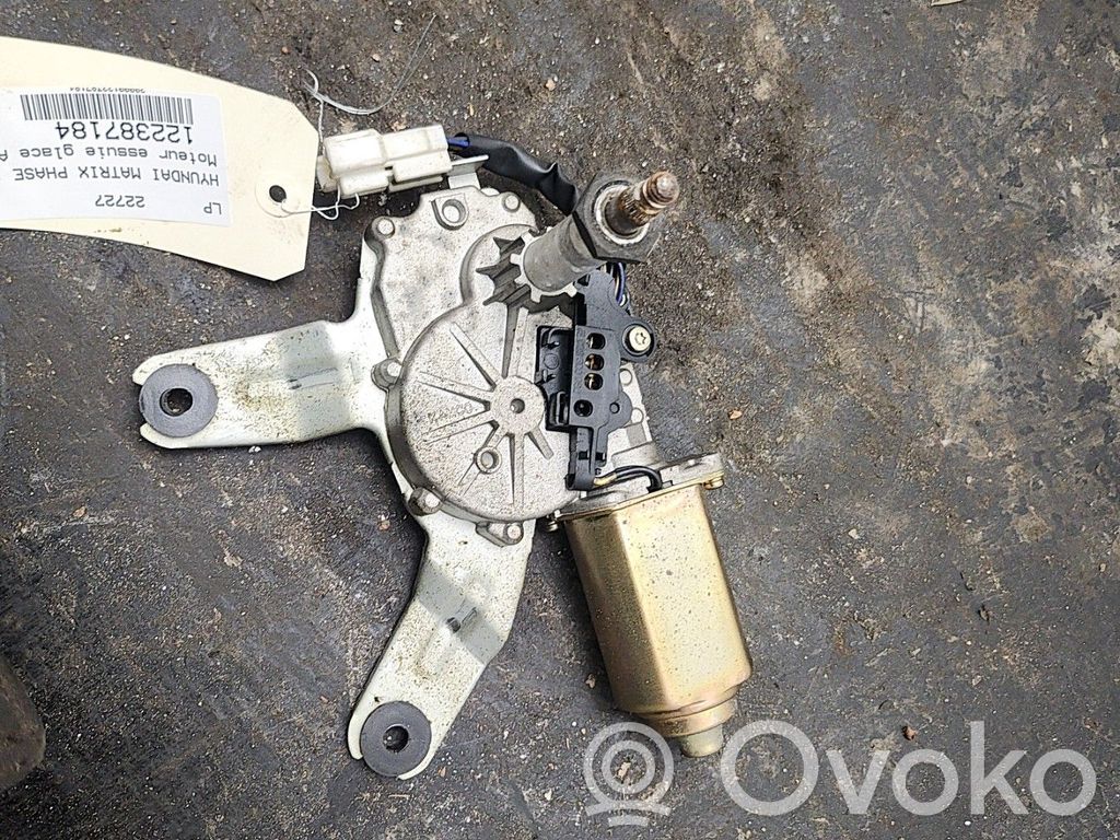 Hyundai Matrix Rear window wiper motor 