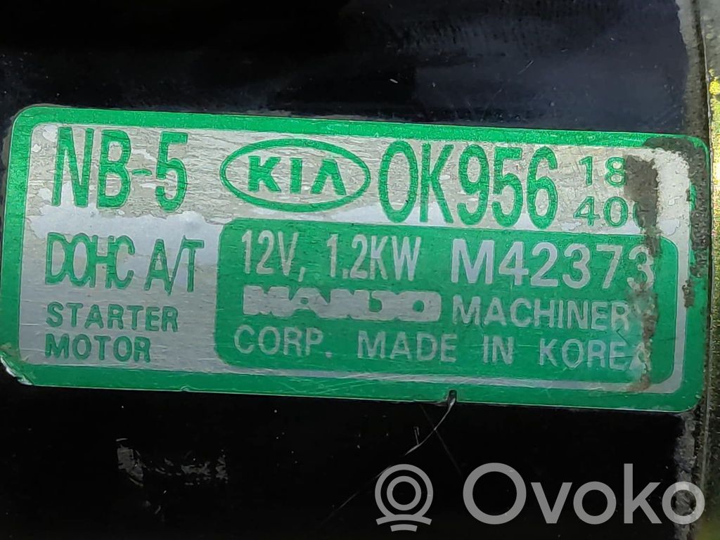 KIA Sportage Motor de arranque 