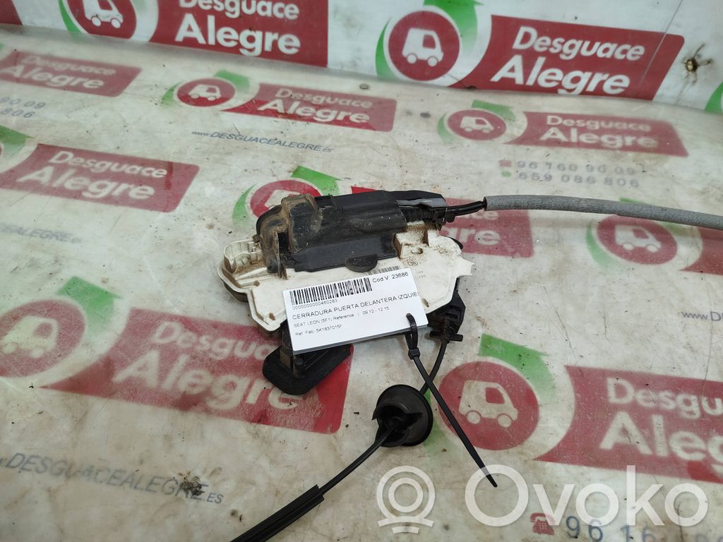 Seat Leon (5F) Serrure de porte avant