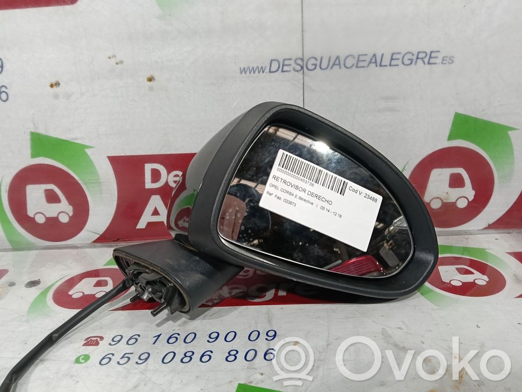 Opel Corsa E Elektryczne lusterko boczne drzwi przednich