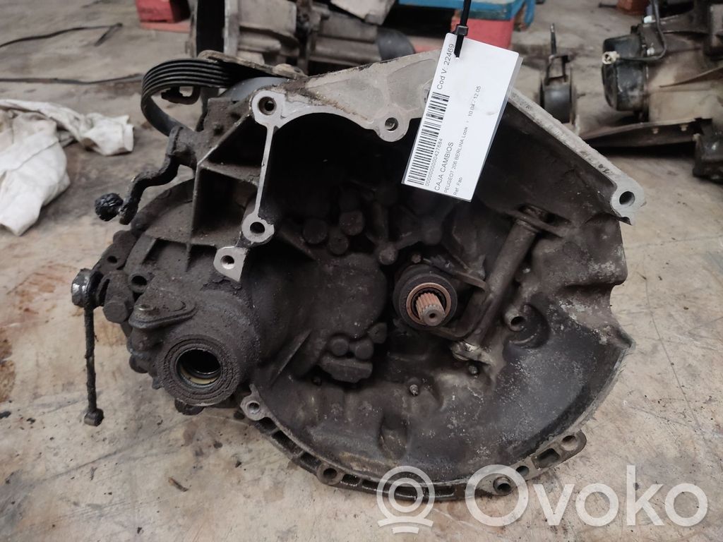 Peugeot 206 Manualna 5-biegowa skrzynia biegów 