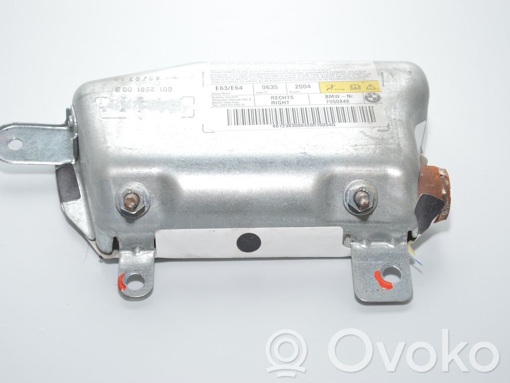 BMW 6 E63 E64 Front door airbag 