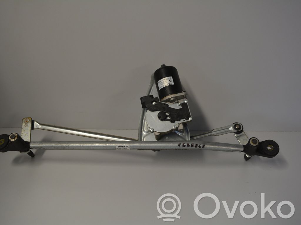 Front wiper linkage