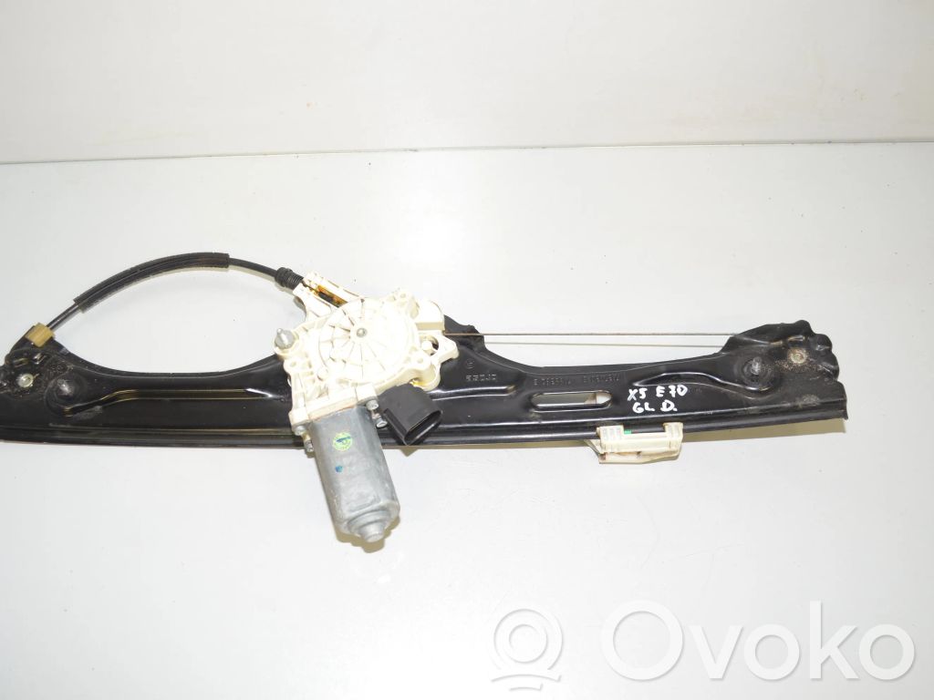 BMW X5 E70 Regulador de puerta trasera con motor 
