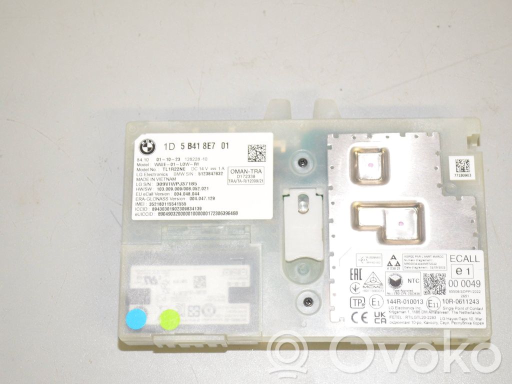 Bluetooth control unit module   5B418E7,84105A9DCD5,5A9DCD5,5A449A6,5A6CDE7,5B5B872,84105A449A6,84105A6CDE7,84105B5B872