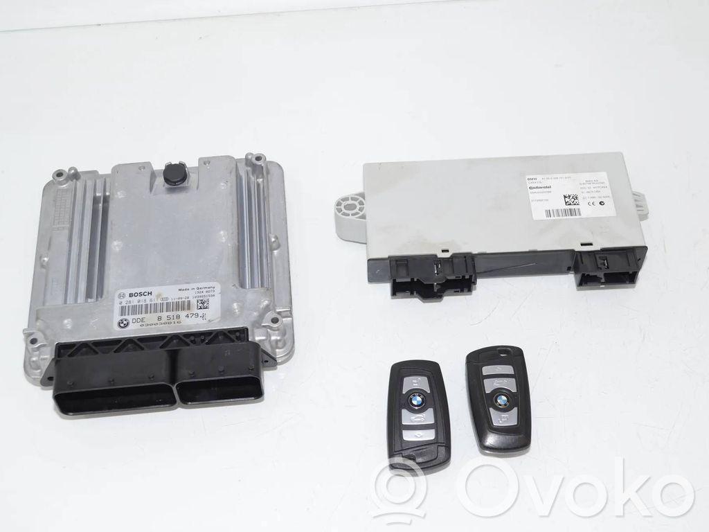 BMW 5 F10 F11 Kit centralina motore ECU e serratura 