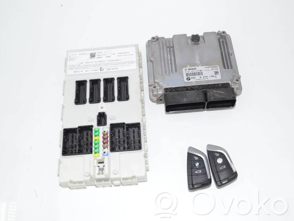 BMW X1 F48 F49 Komputer / Sterownik ECU i komplet kluczy 