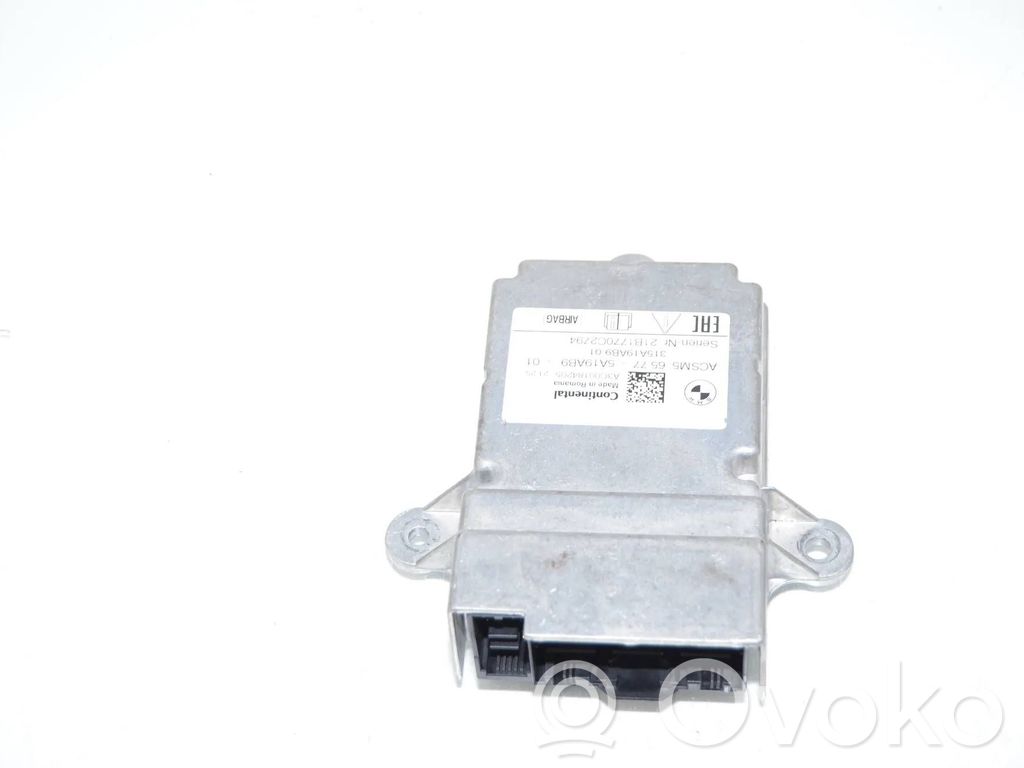 BMW 3 G20 G21 Unidad de control/módulo del Airbag 