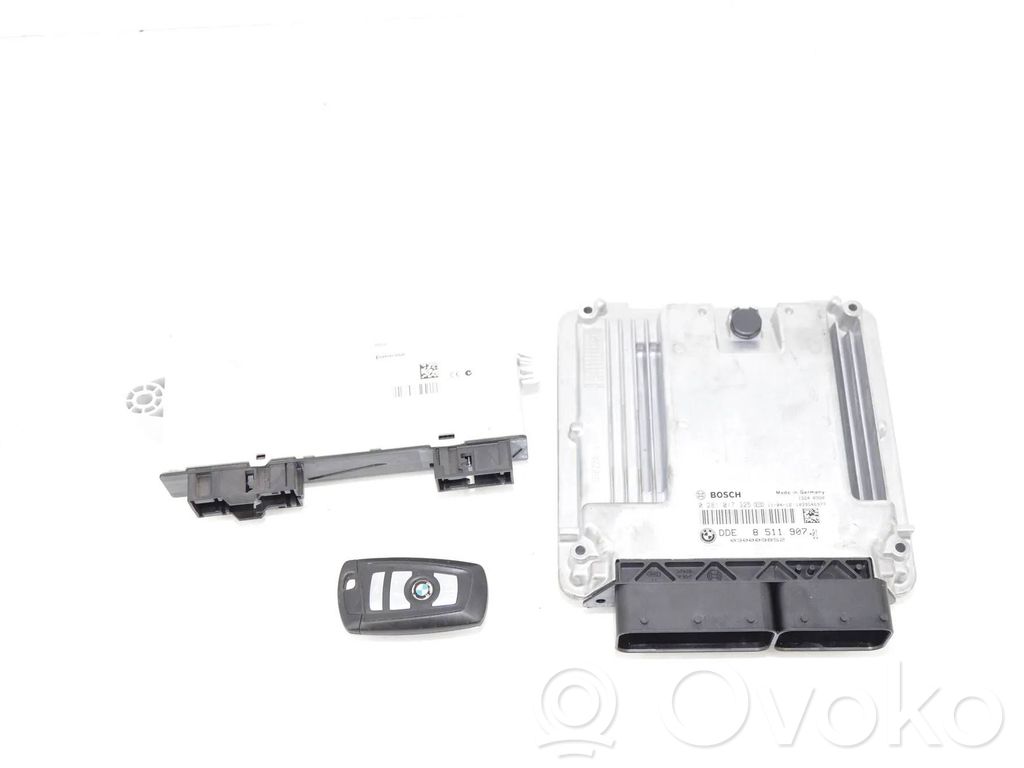 BMW 5 F10 F11 Kit centralina motore ECU e serratura