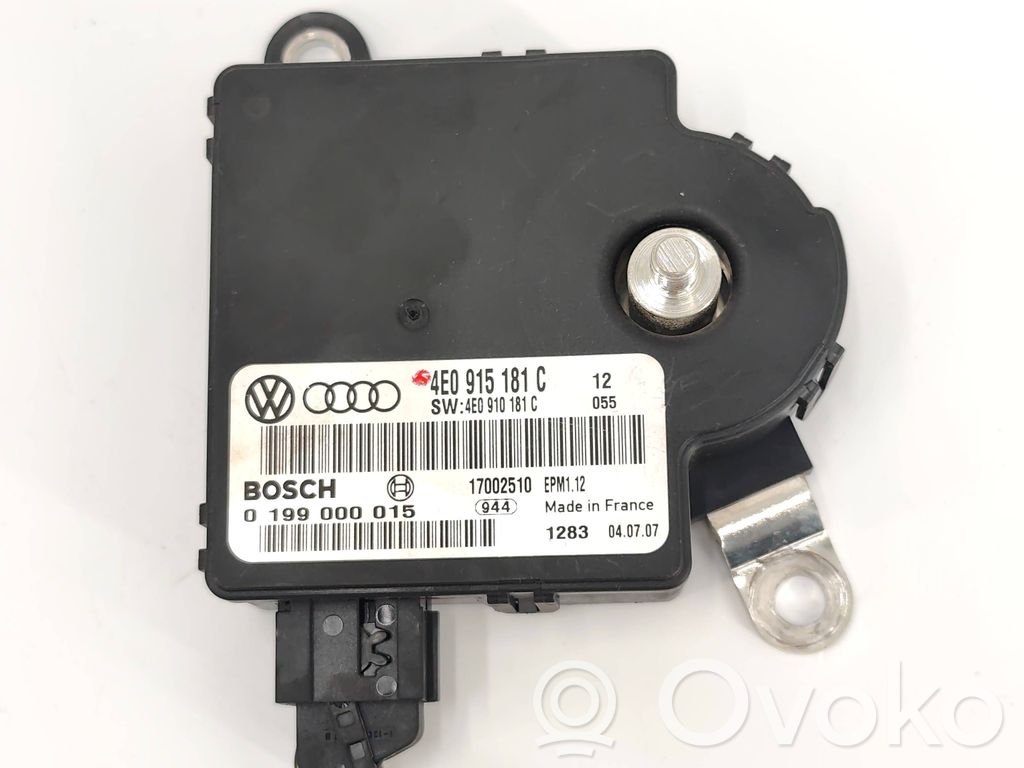 Audi A8 S8 D3 4E Modul control baterie 