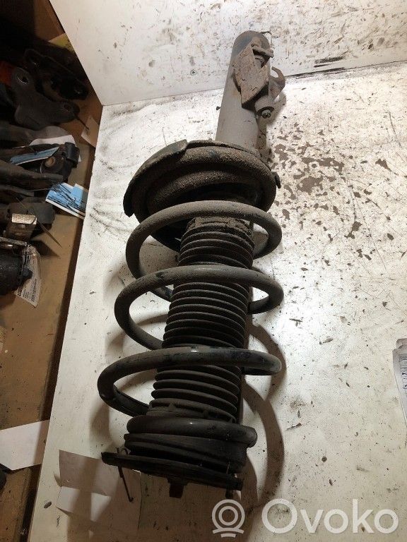 Front shock absorber with coil spring