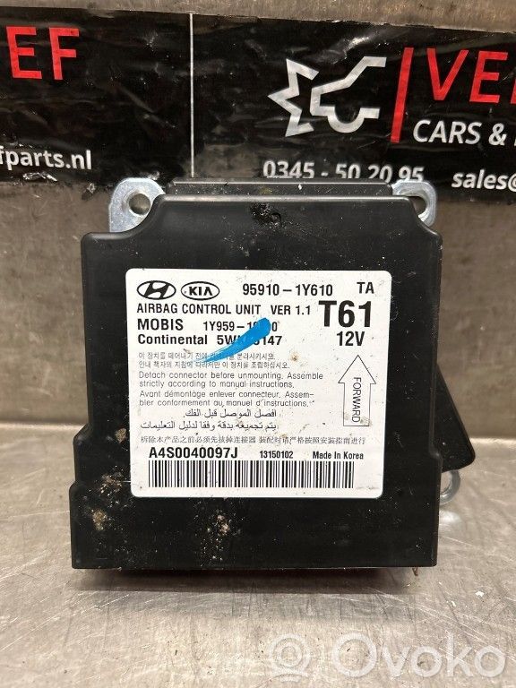 KIA Picanto Module de contrôle airbag 