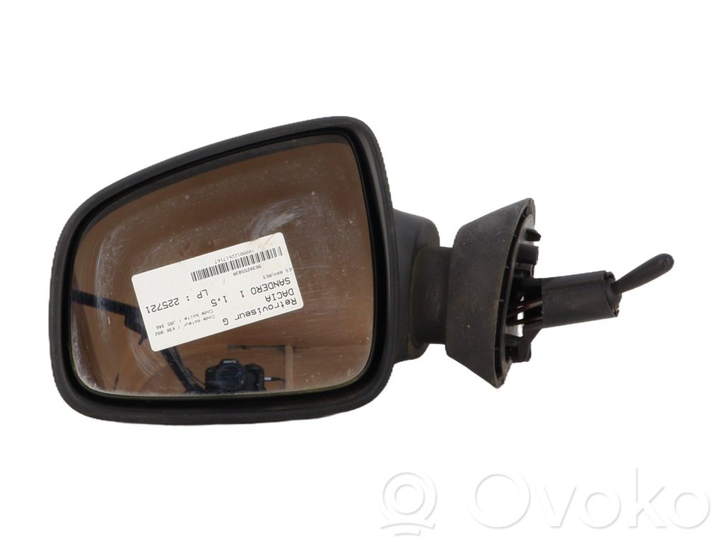 Dacia Sandero Manualne lusterko boczne drzwi przednich 