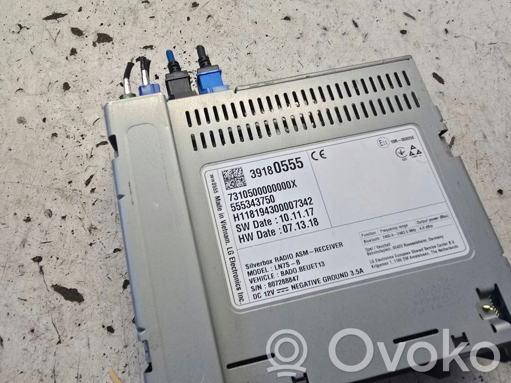 Opel Astra K Navigation unit CD/DVD player 
