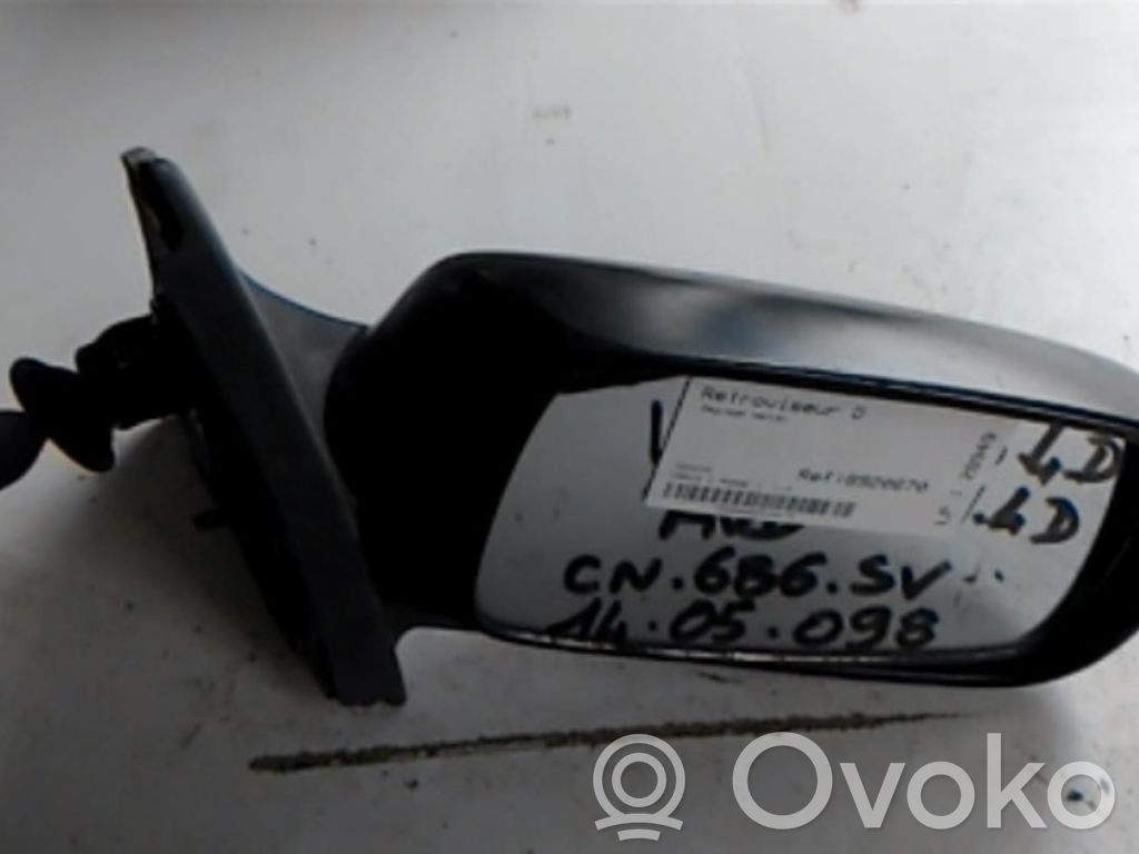 Toyota Yaris Manualne lusterko boczne drzwi przednich 